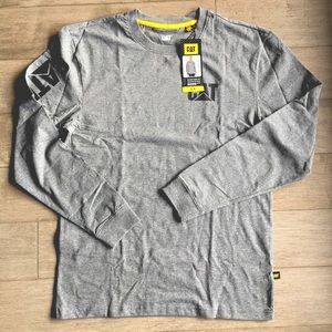 NWT CATERPILLAR LS Jersey T shirt small